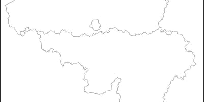 Mapa da Bélgica de estrutura de tópicos